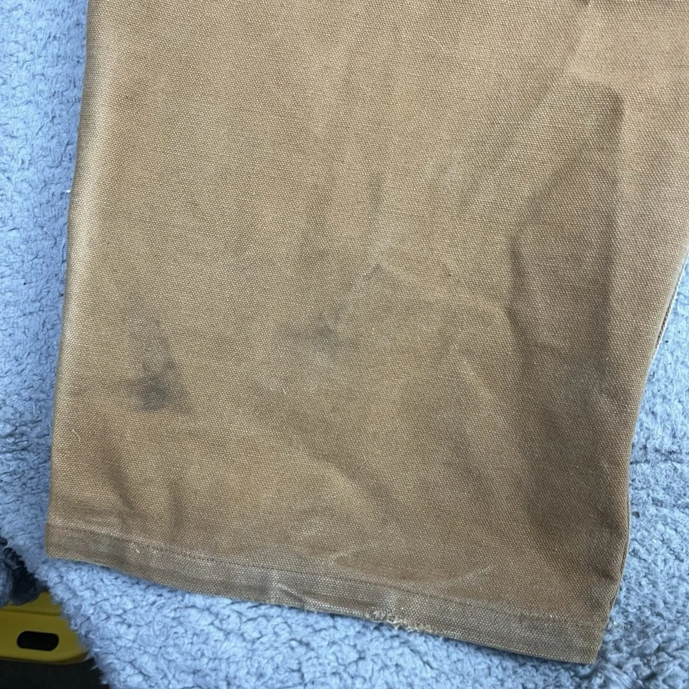 Vintage Carhartt B01 BRN Canvas Double Knee Mens Pants‎ Y2K Size 42x30 USA Made
